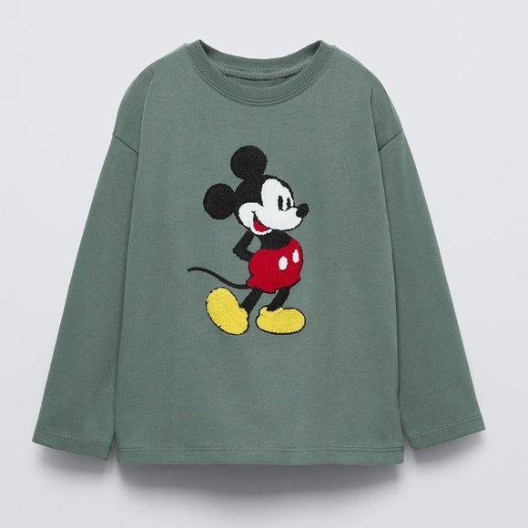 Zara Other - ZARA MICKEY MOUSE DISNEY RUFFLED SHIRT